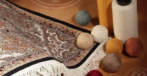 مرحله کنترل کیفیت فرش خام و رفوگری