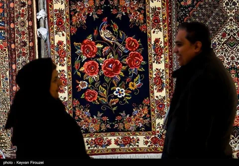 گزارش تصویری از نمایشگاه فرش و تابلوفرش دستباف در سنندج