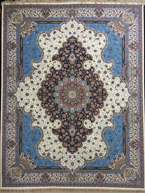 فرش 1200 شانه نقشه شبستان زمینه کرم