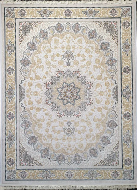 فرش 1200 شانه لایت نقشه اصفهان زمینه نقره ای