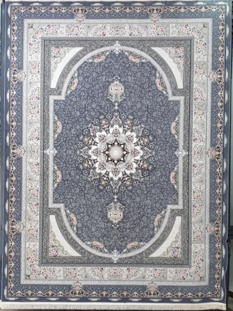 فرش 1200 شانه برجسته نقشه بوستان زمینه متالیک