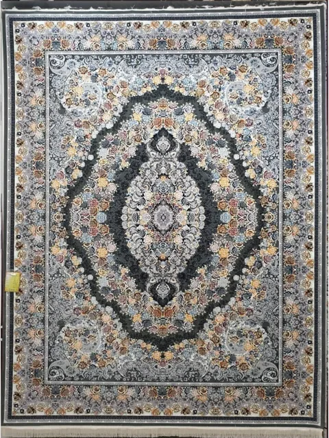 فرش 1200 شانه نقشه آرکان زمینه دودی