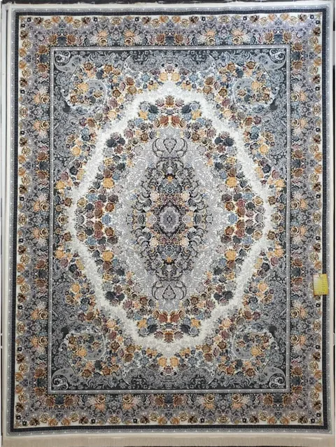 فرش 1200 شانه نقشه آرکان زمینه کرم