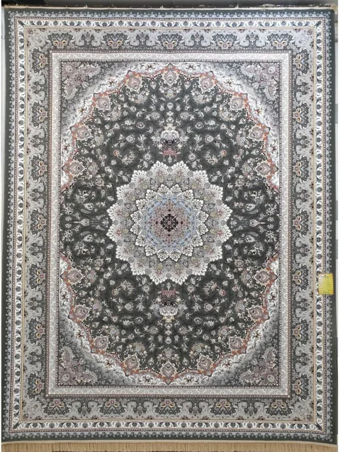 فرش 1200 شانه نقشه پریسا زمینه دودی