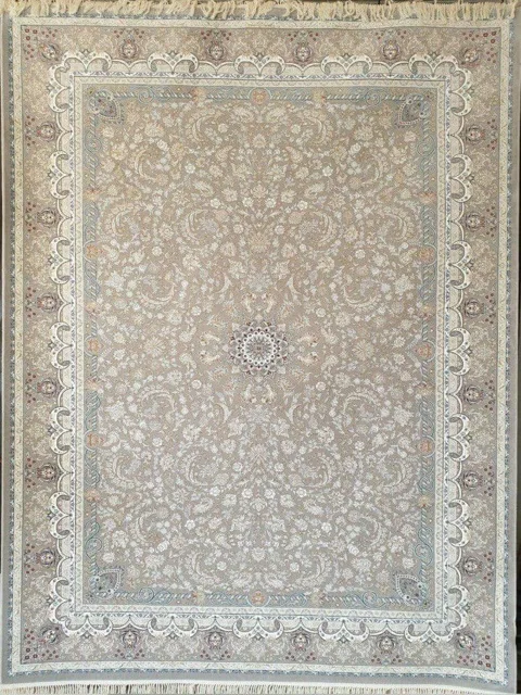 فرش 1200 شانه برجسته نقشه صوفیا زمینه نقره ای