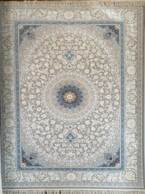 فرش 1200 شانه برجسته نقشه الما زمینه نقره ای