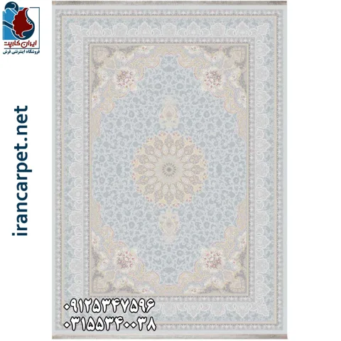 فرش 1500 شانه برجسته کد 155105 ابریشمی
