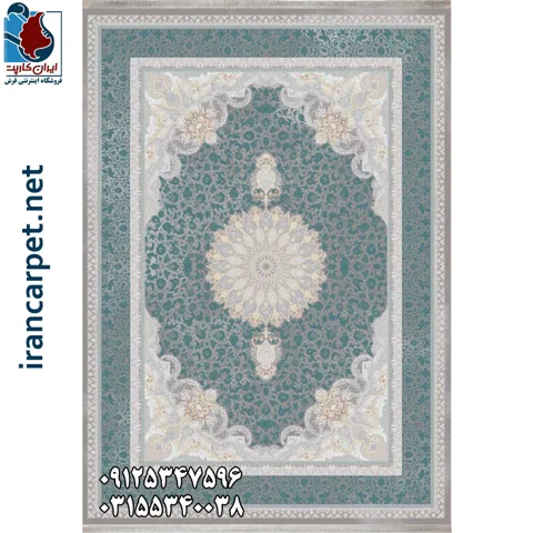 فرش 1500 شانه برجسته کد 155107 با الیاف گیاهی