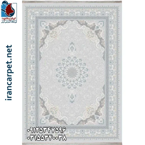 فرش 1500 شانه برجسته کد 155111 ابریشمی