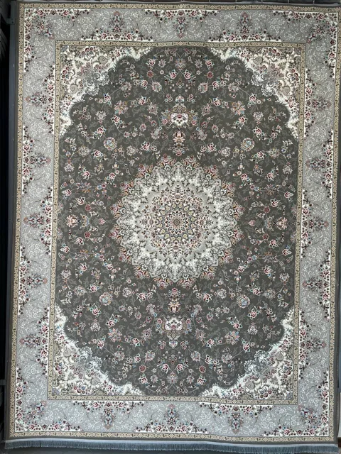 فرش 1200 شانه نقشه افسون زمینه دودی