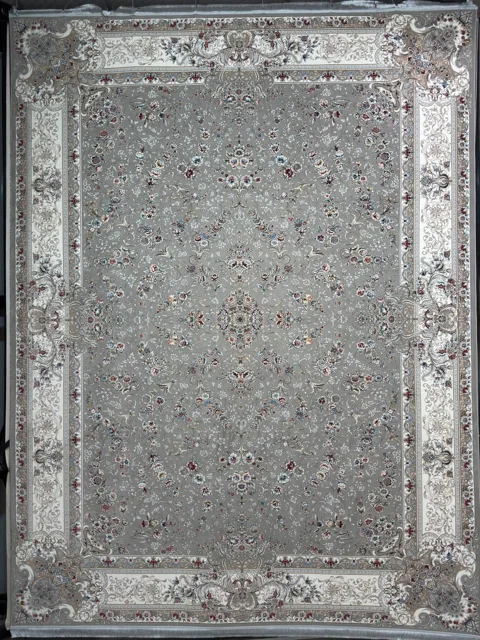 فرش 1200 شانه نقشه افشان ارغوان زمینه سیلور