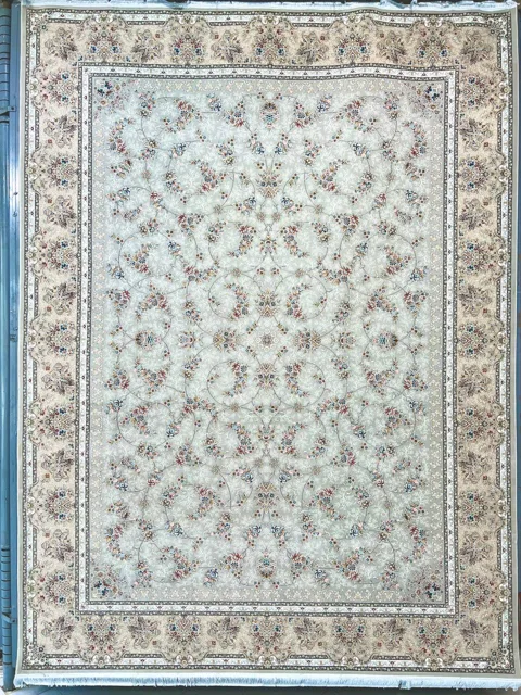 فرش 1200 شانه نقشه افشان روژان زمینه سیلور