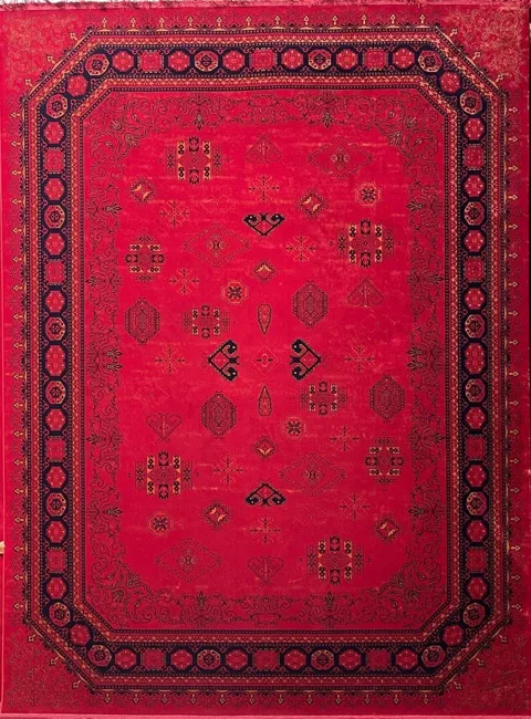 فرش ۷۰۰ شانه کد ۵۰۱۹ زمینه لاکی