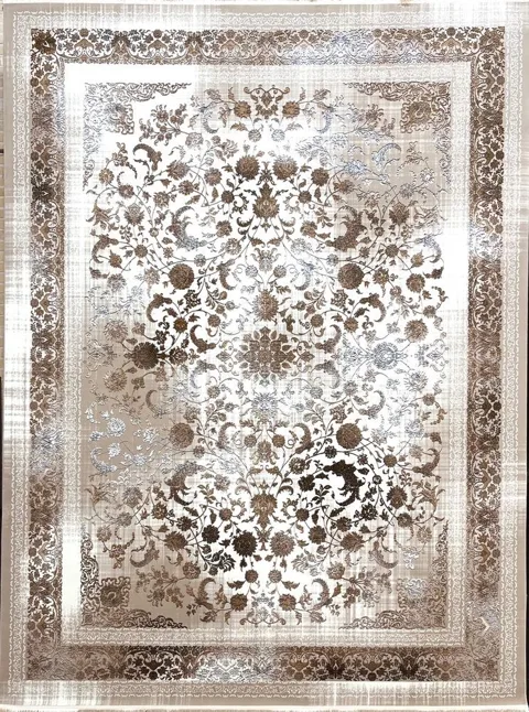 فرش ۷۰۰ شانه نقشه شوکا زمینه کرم