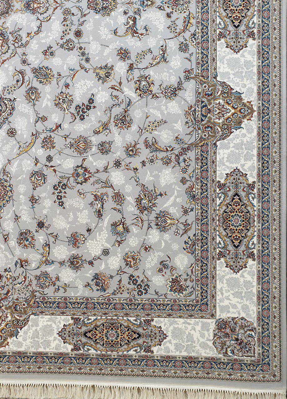 فرش 700 شانه نقشه افشان اصفهان زمینه فیلی 3