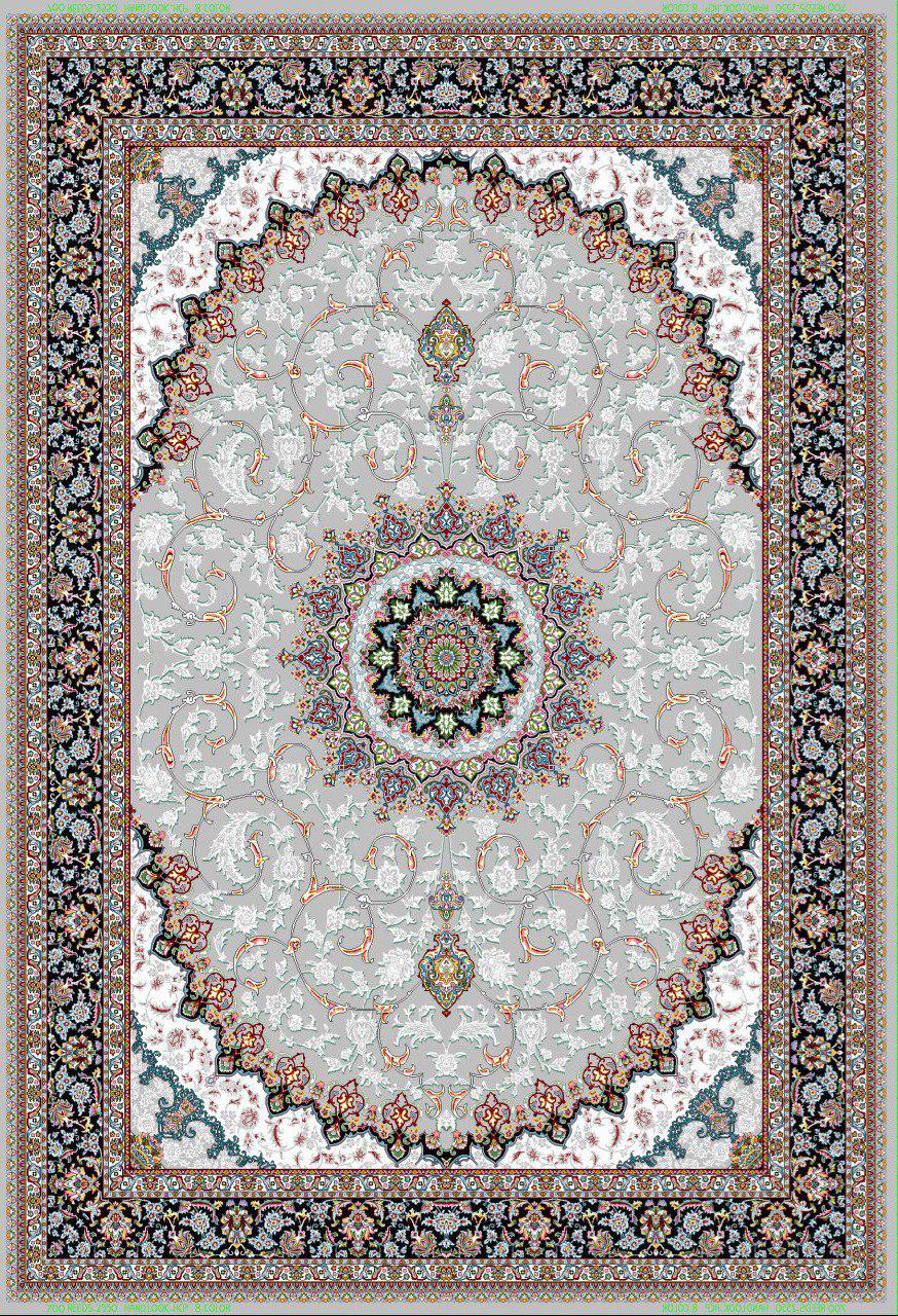 فرش 700 شانه نقشه اصفهان زمینه فیلی 1