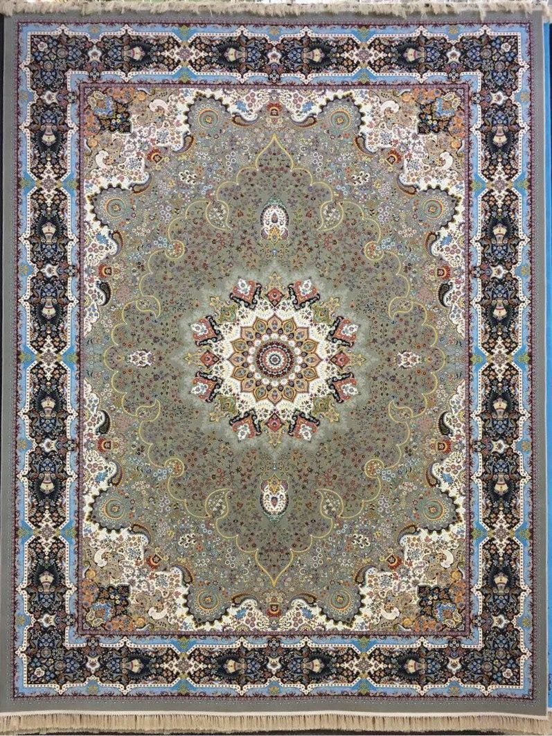 فرش 1200 شانه نقشه خاتون زمینه ترمه ای