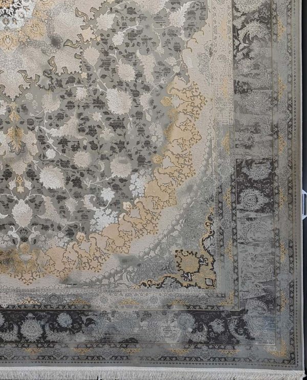 فرش وینتیج 1200 شانه برجسته نقشه میلانو 3